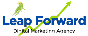 Main Logo for Leap Forward Digital Marketing. Providing users with low cost web design and SEO